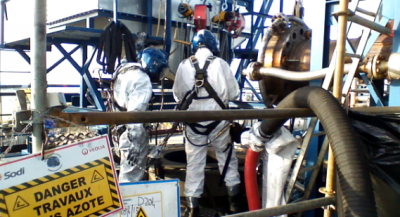 Travaux sous azote catalyse
