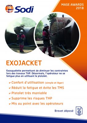 exojacket lauréat MASE AWARDS