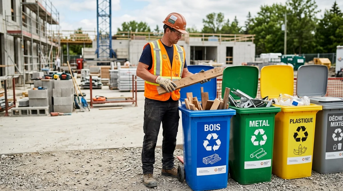 gestion des dechets de chantier