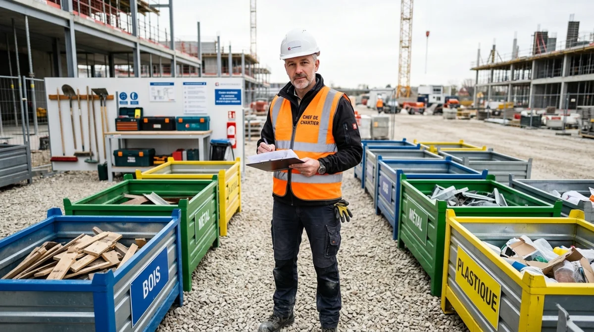 gestion des dechets de chantier