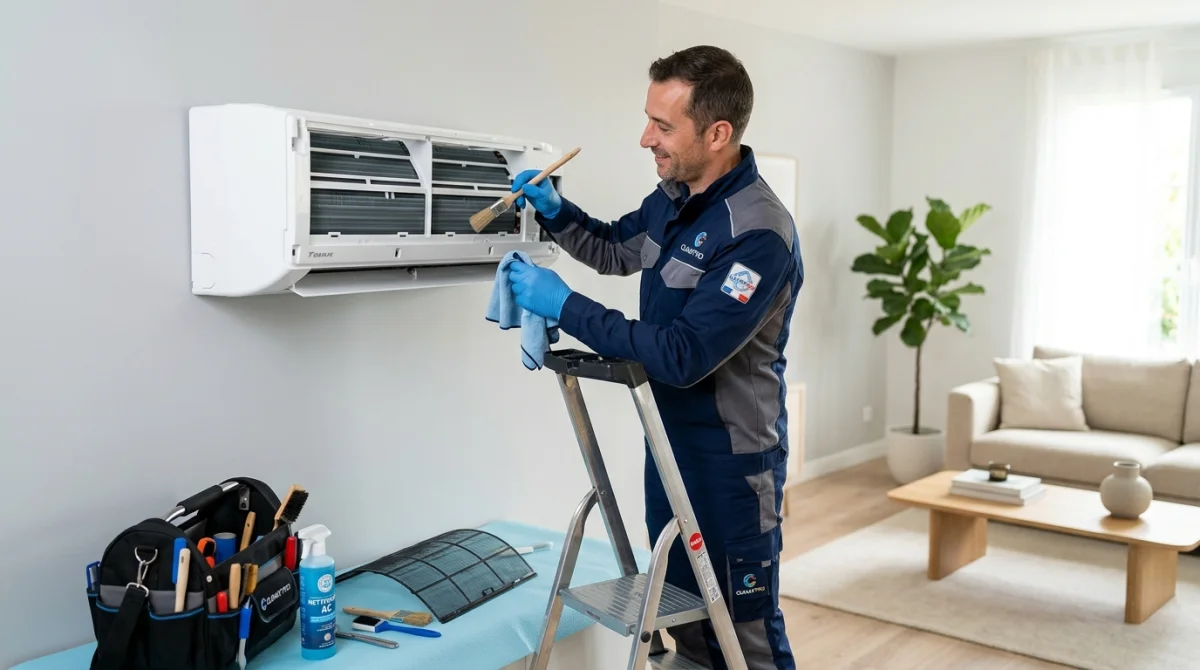 combien coûte un nettoyage de clim