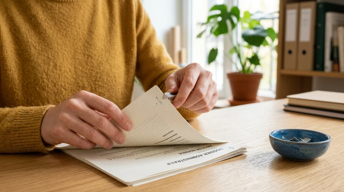 dans quelle poubelle jeter les papiers administratifs