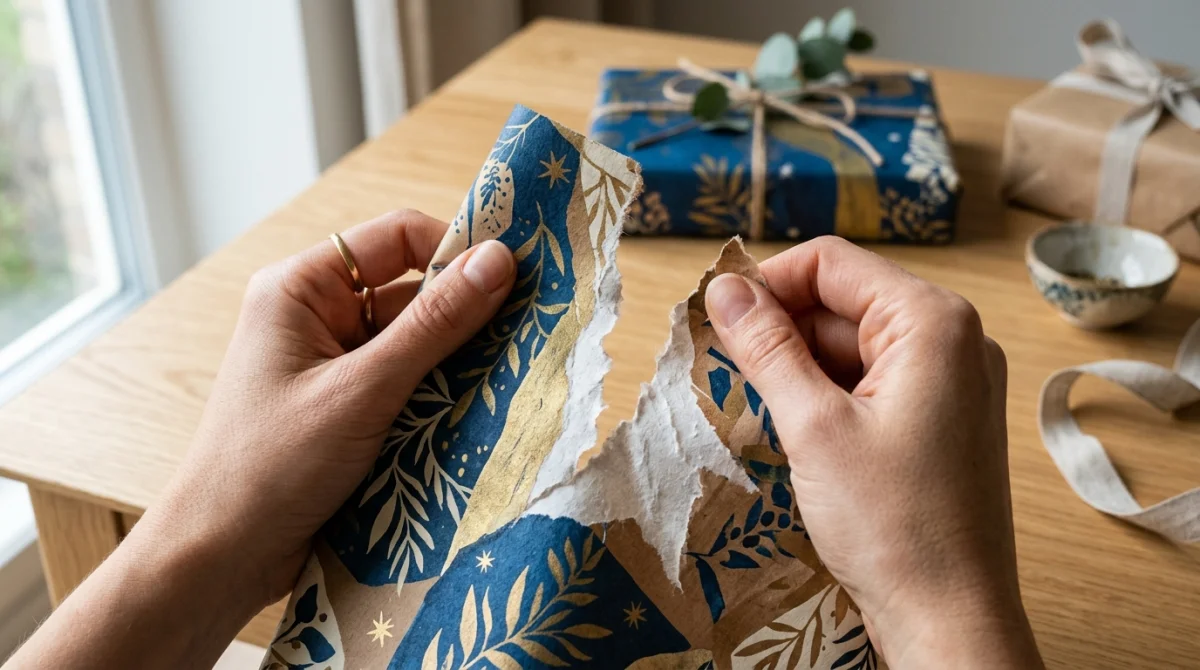 dans quelle poubelle mettre les papiers cadeaux