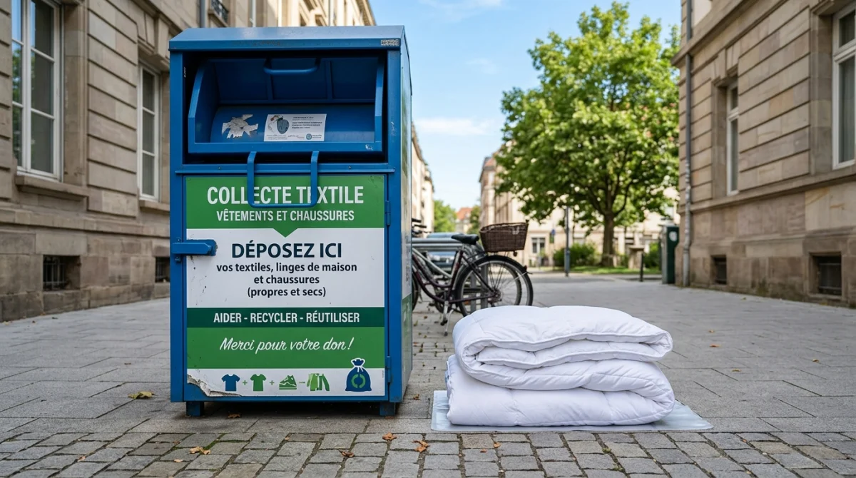 peut-on jeter une couette à la poubelle
